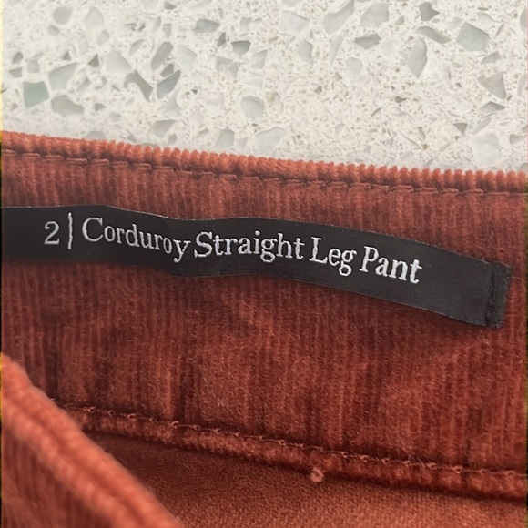 NWT Talbots Corduroy Straight Leg Pants - Picture 7 of 8